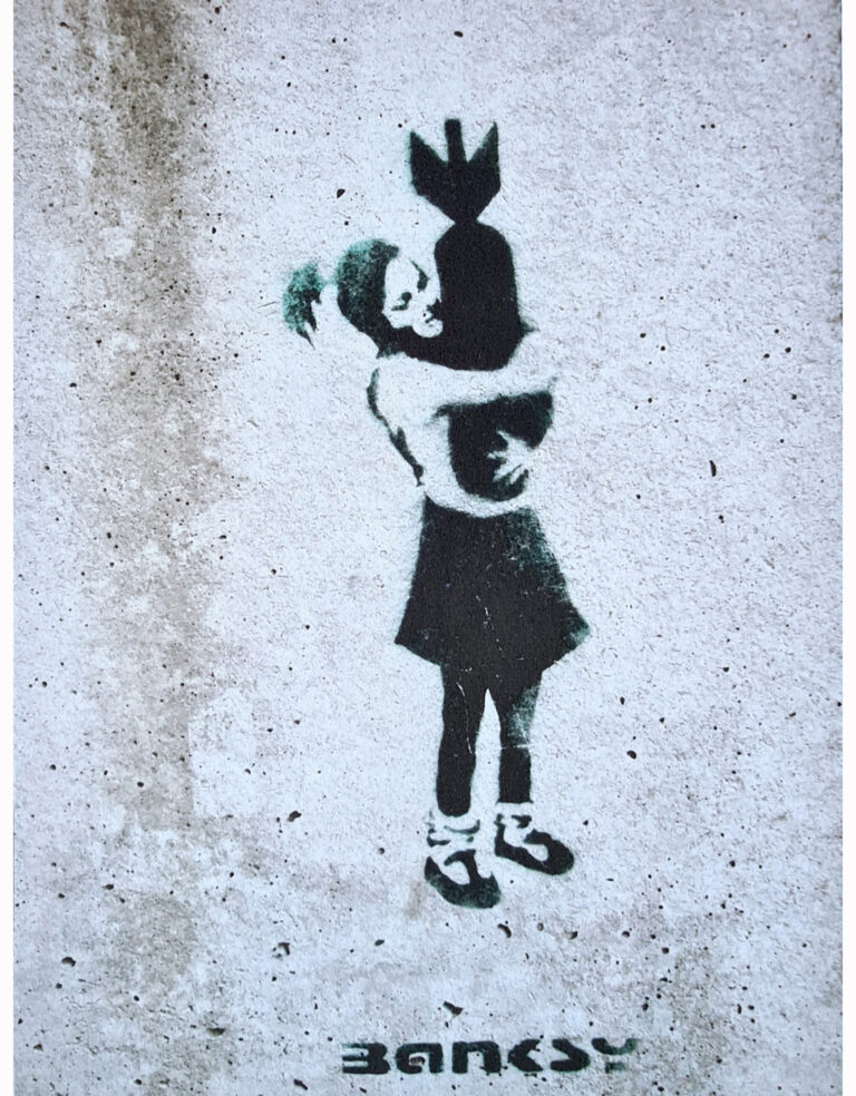 Banksy Bomb Hugger