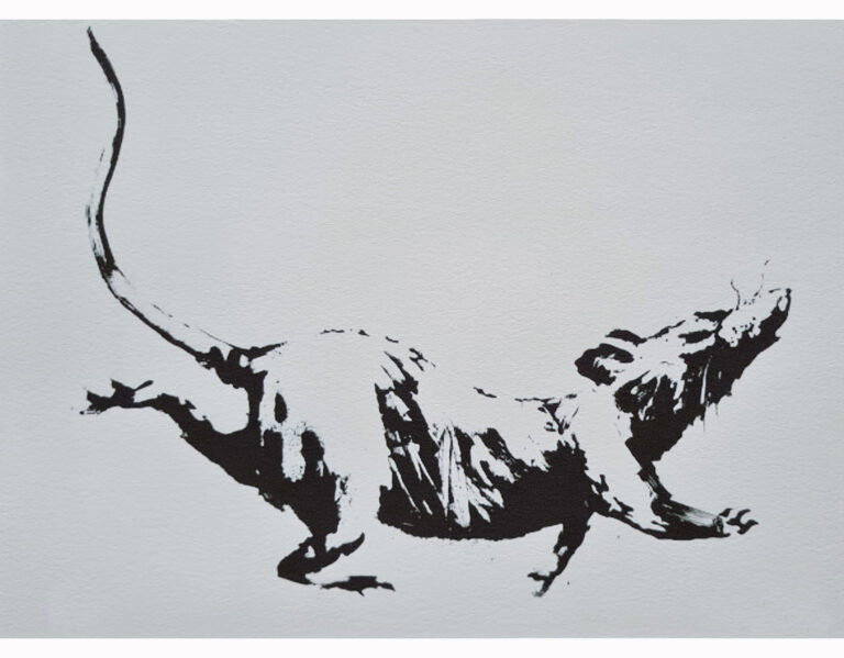 Banksy Empire state bulding rat (2018)