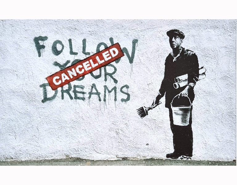Banksy Follow your dream
