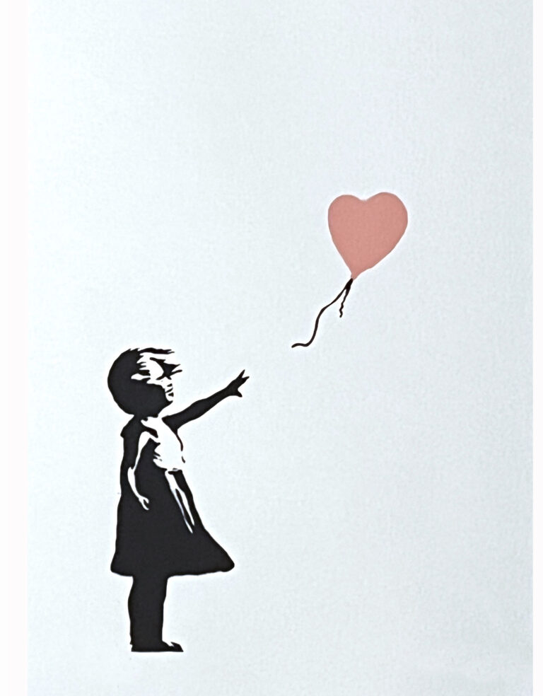 Banksy Girl with a pink ballon