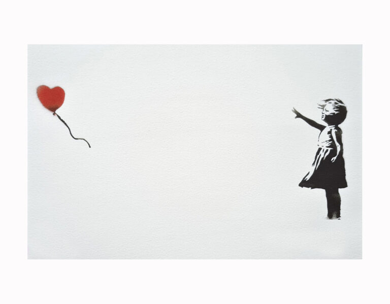 Banksy Girl with a balloon (Right edition)