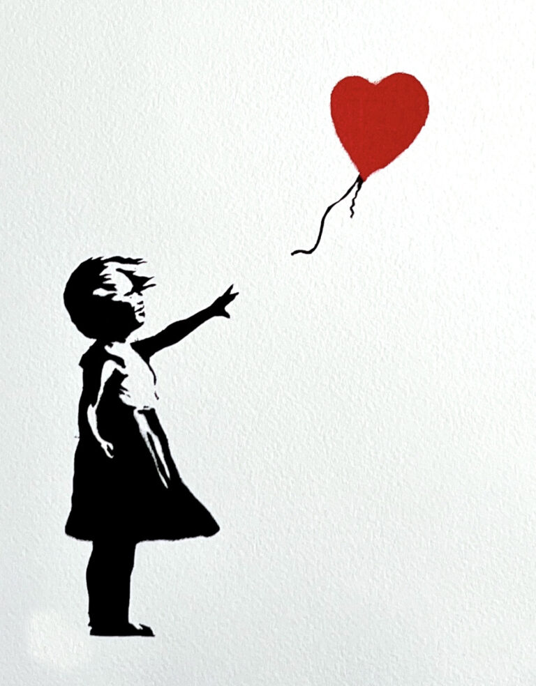 Banksy Girl with a red balloon