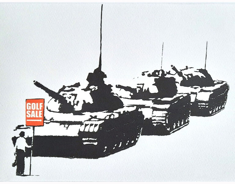Banksy Golf Sale
