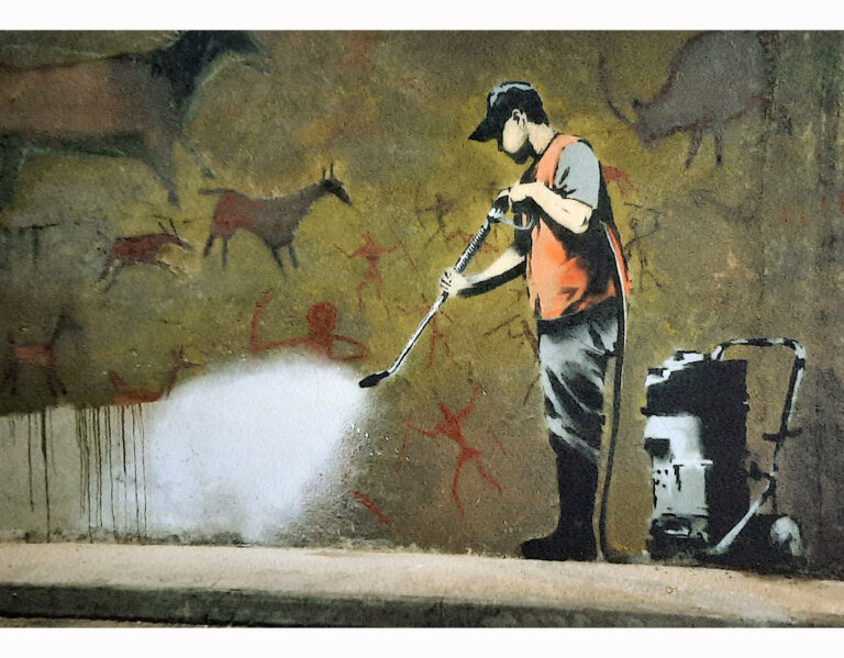 Banksy Graffiti removal