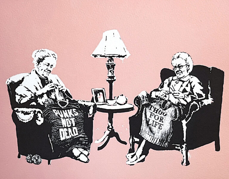 Banksy Grannies