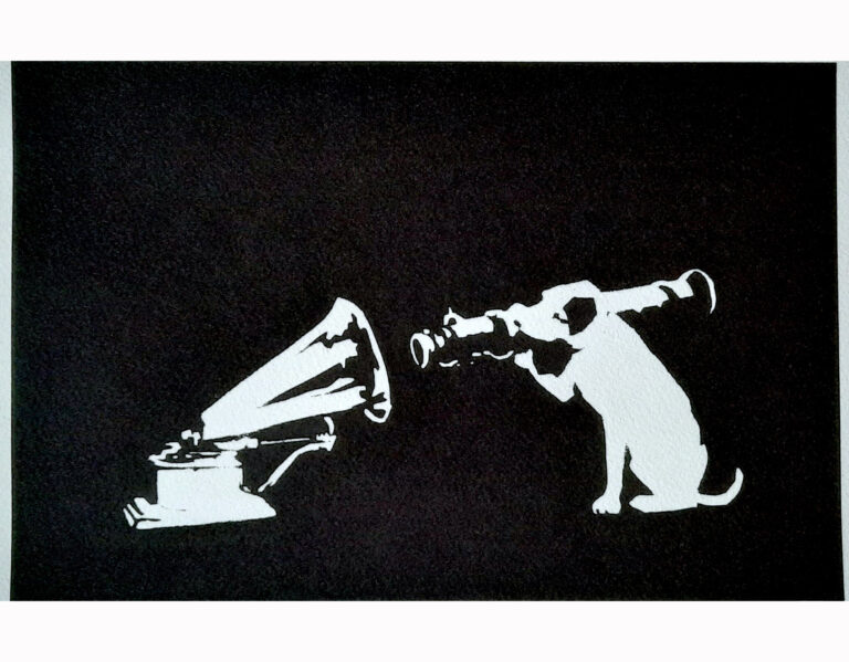 Banksy HMV Dog