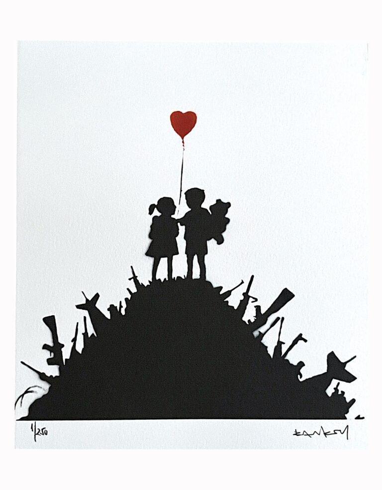 Banksy Kids on gun