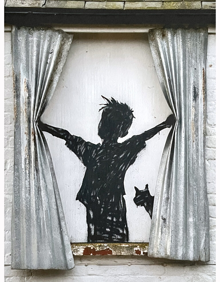 Banksy Morning is broken in Herne bay (2023)