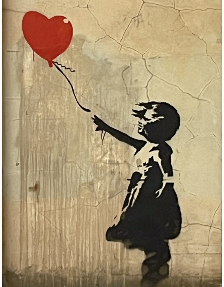 Banksy Nina con globo V2