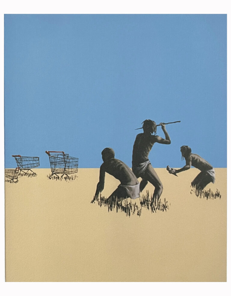 Banksy Trolleys Hunters