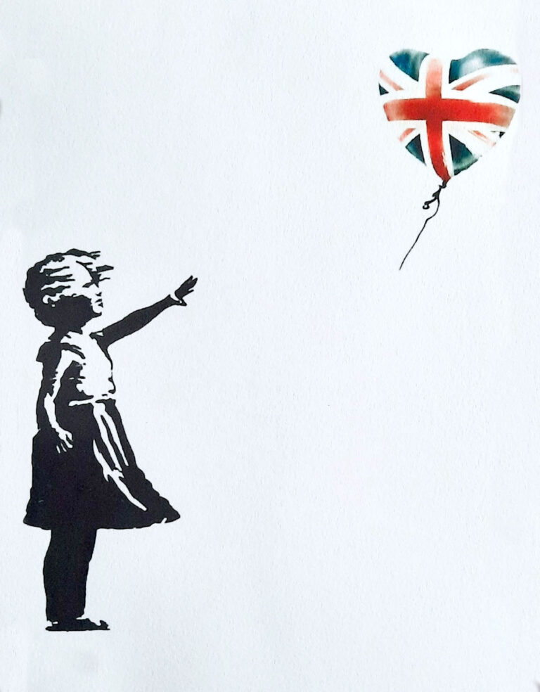 Banksy Uk election souvenir (2017)