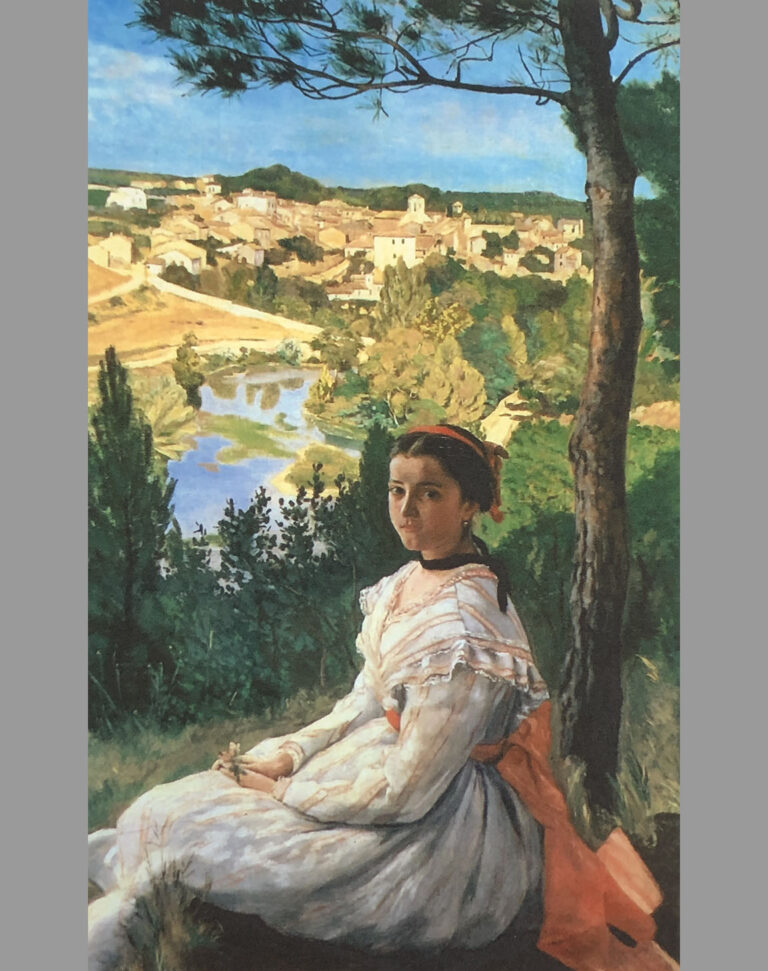 Bazille JF Vue de village (1868)