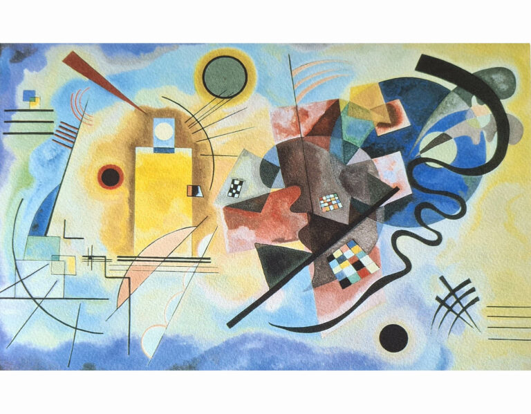 Kandinsky Amarillo-Rojo-Azul (1925)
