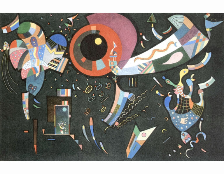 Kandinsky En torno al círculo (1940)