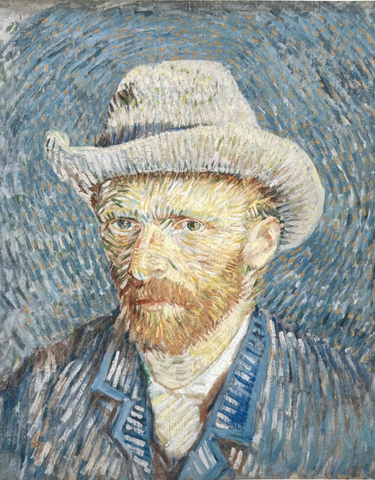 Van Gogh Self-Portrait with Grey Felt Hat (Winter, 1887-88)