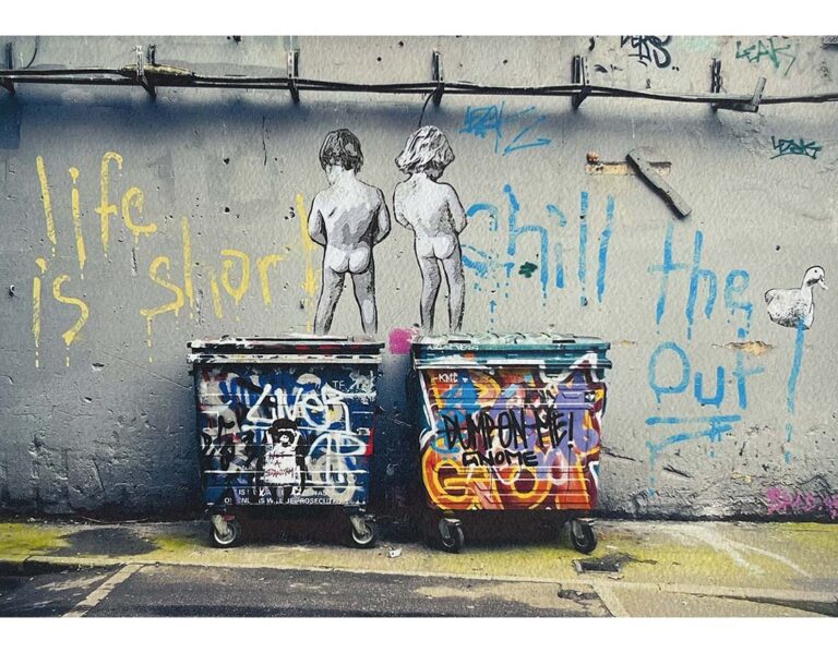 Banksy Life is short