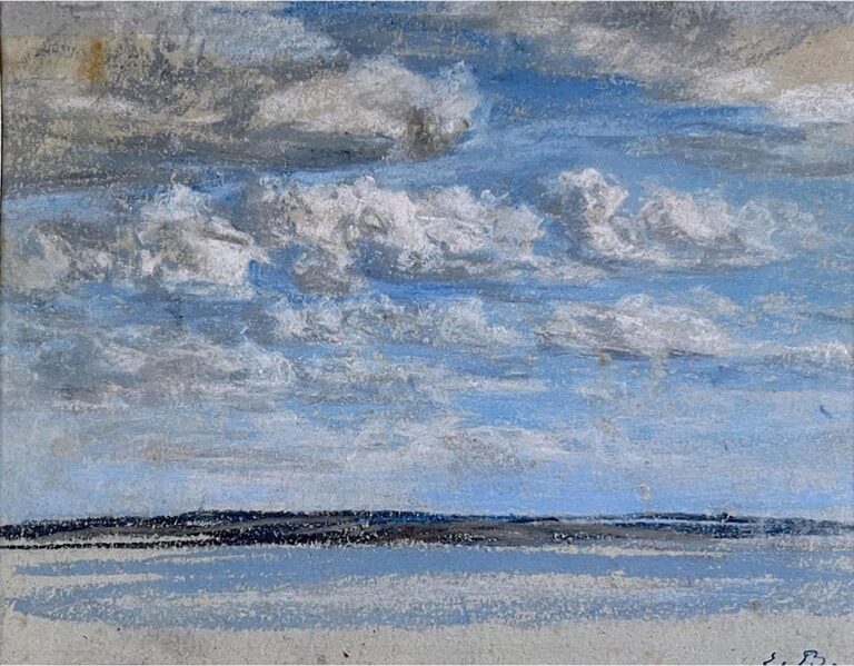 Boudin Nuages blancs ciel bleu (c. 1854-1859)