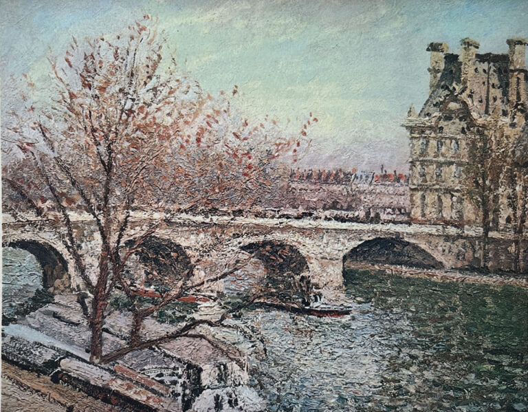 Pissaro Le Pont Royal et le Louvre