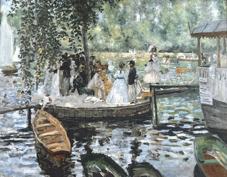 Renoir La Grenouillère (1869)