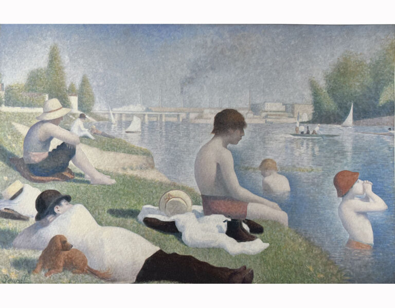 Seurat Une baignade à Asnières (1884)
