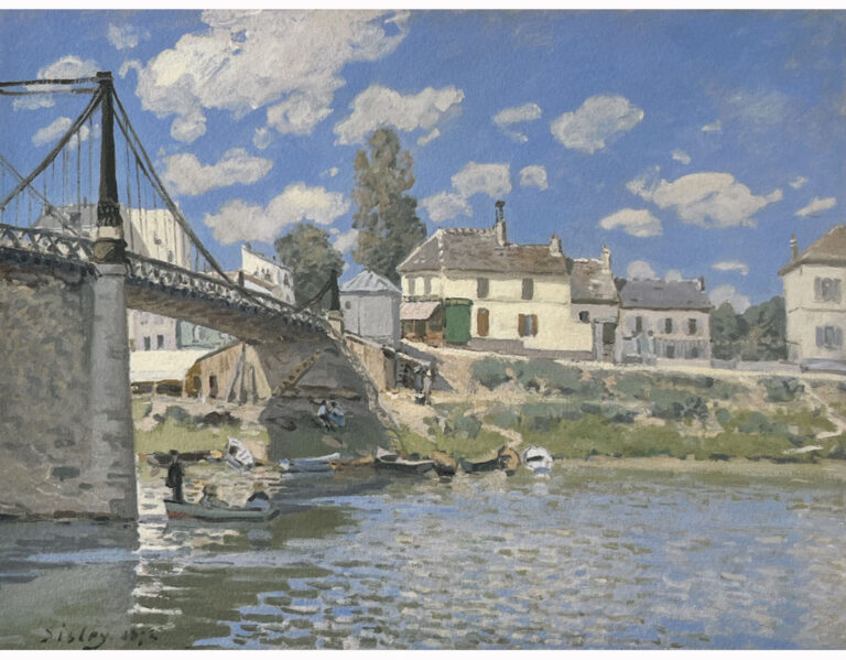 Sisley Pont de Villeneuve-la-Garenne (1872)