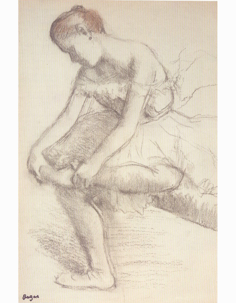 Degas Danseuse Assise