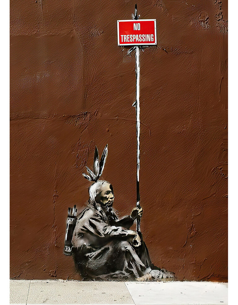 Banksy No Trespassing