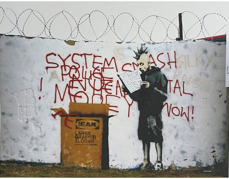 Banksy Punk W IkeaBox
