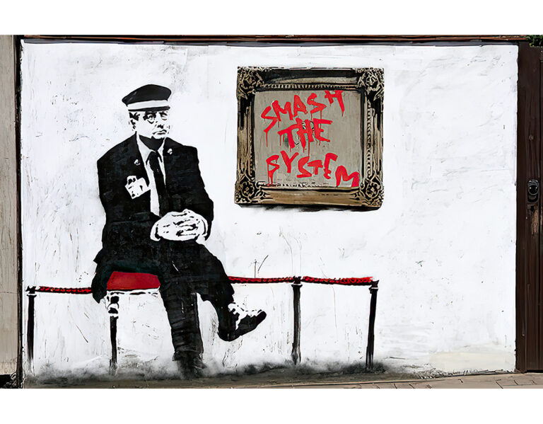 Banksy Smash the System