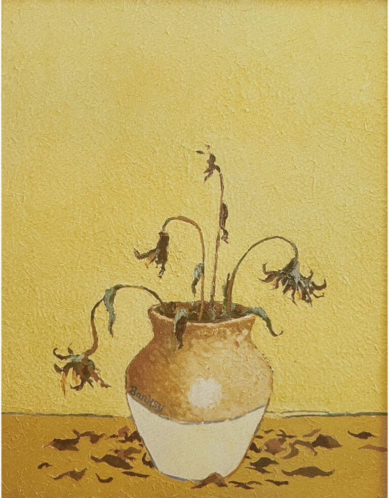 Banksy Sunflower (From Petrol Station)
