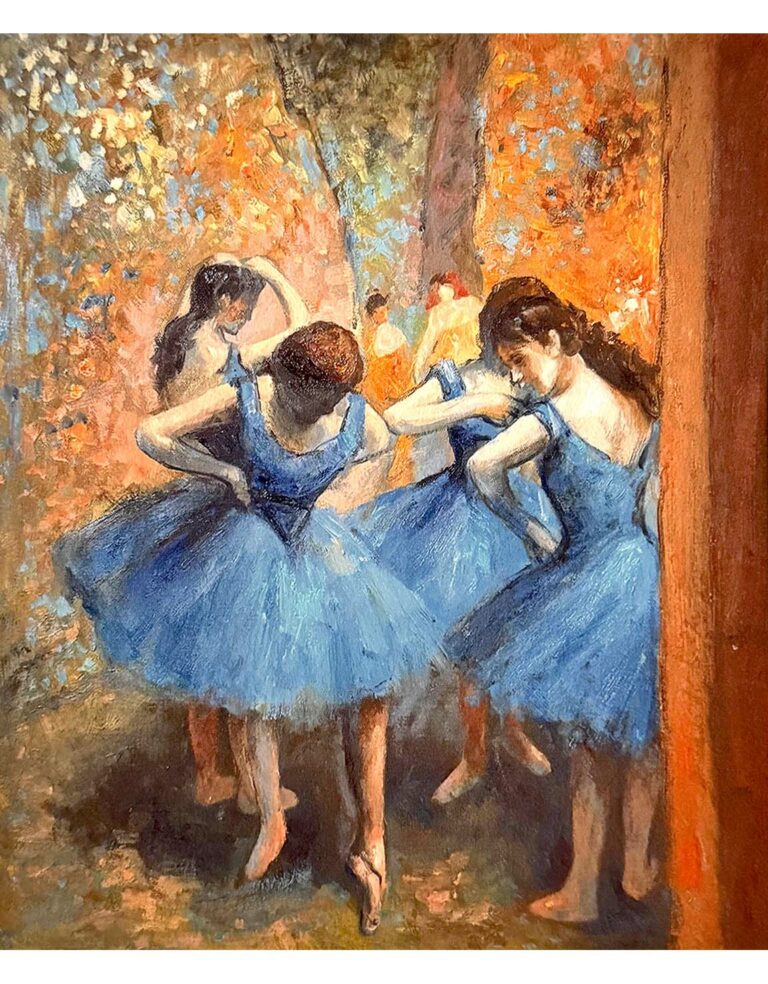 DEGAS Danseuse bleues