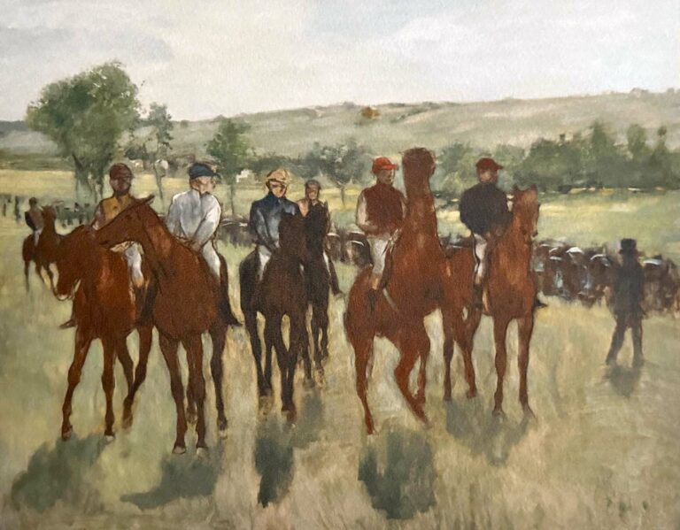 DEGAS Les cavaliers (1885)