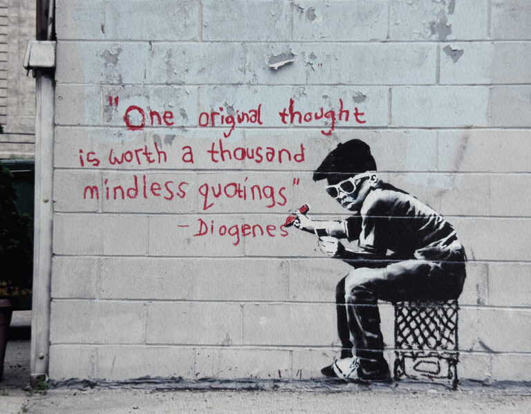 Banksy Diogenes