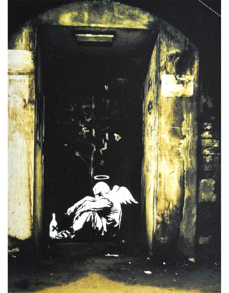 Banksy Drunk Angel