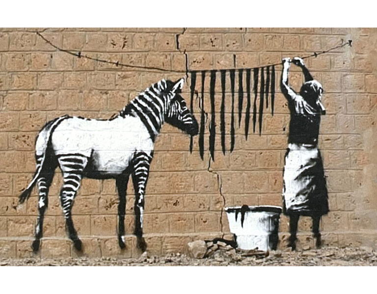 Banksy Zebra