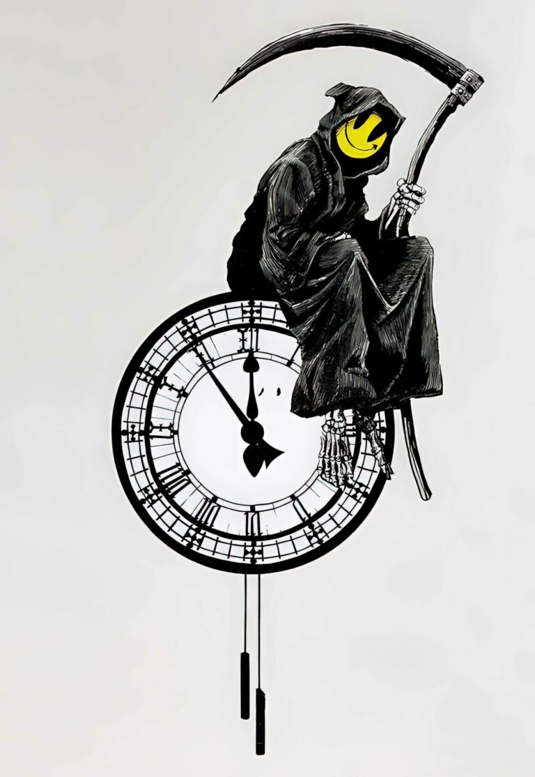 Banksy Grin Reaper (2005)