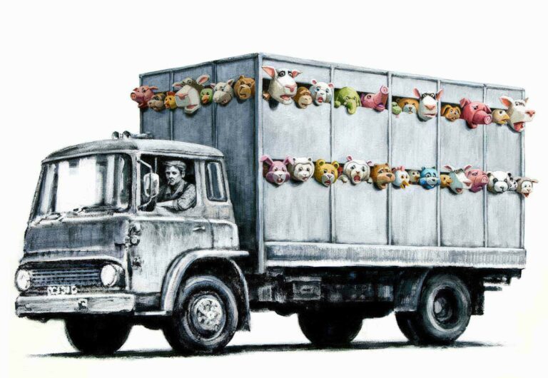 Banksy Meat Truck (2013)