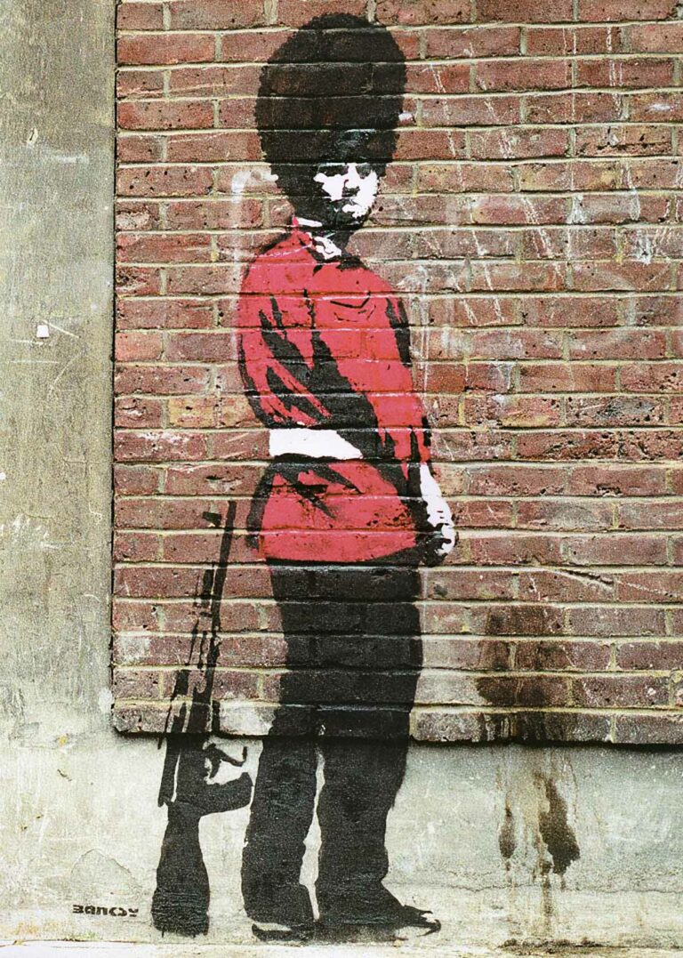 Banksy Pissing Soldier (2002)