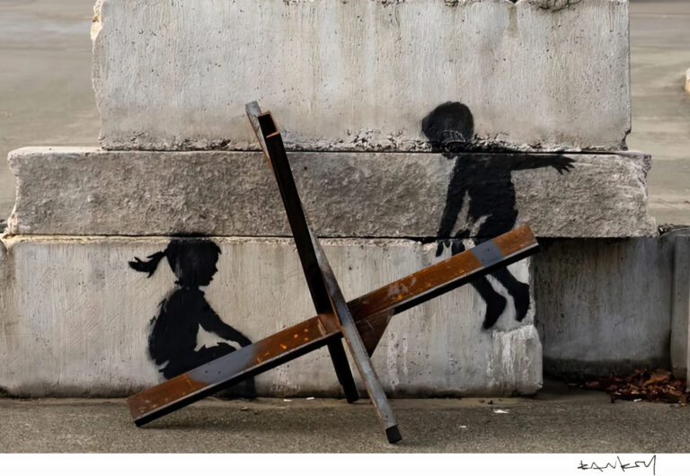 Banksy Kids playing (Borodyanka 2022)