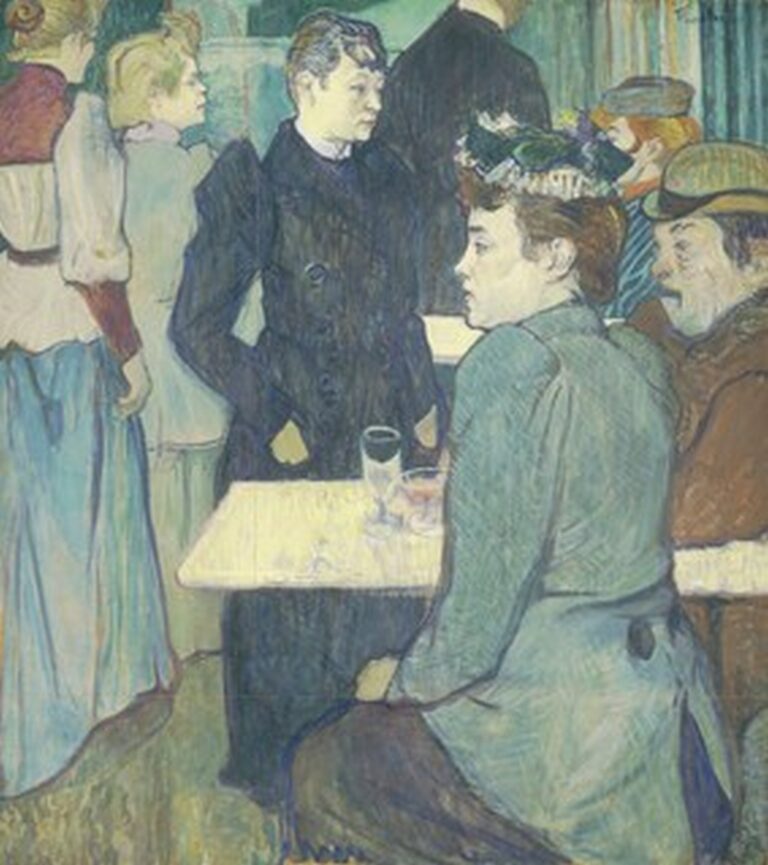 Toulouse-Lautrec A Corner of the Moulin de la Galette (1892)