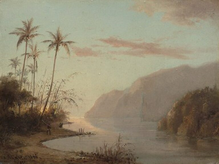 Pissarro A Creek in St. Thomas (Virgin Islands, 1856)