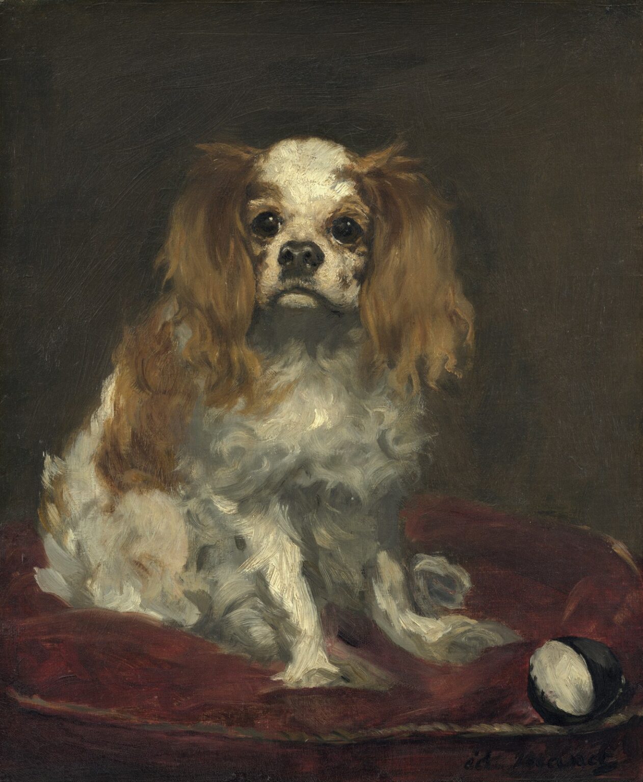 Manet A King Charles Spaniel (c. 1866)