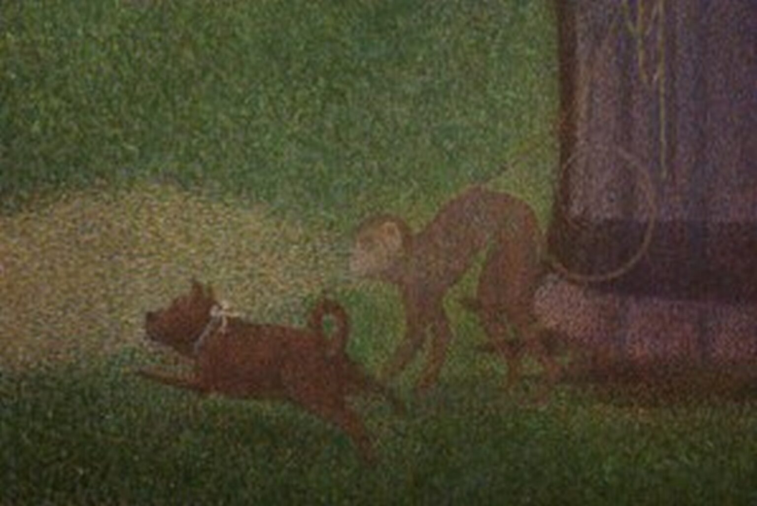 Seurat A Sunday on La Grande Jatte (Detail)