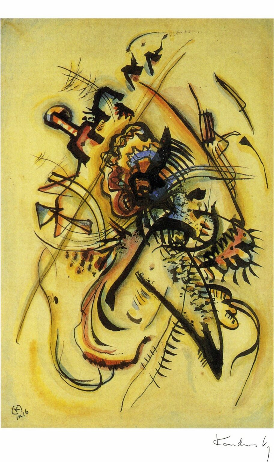 Kandinsky A la voz, desconocida (1916)