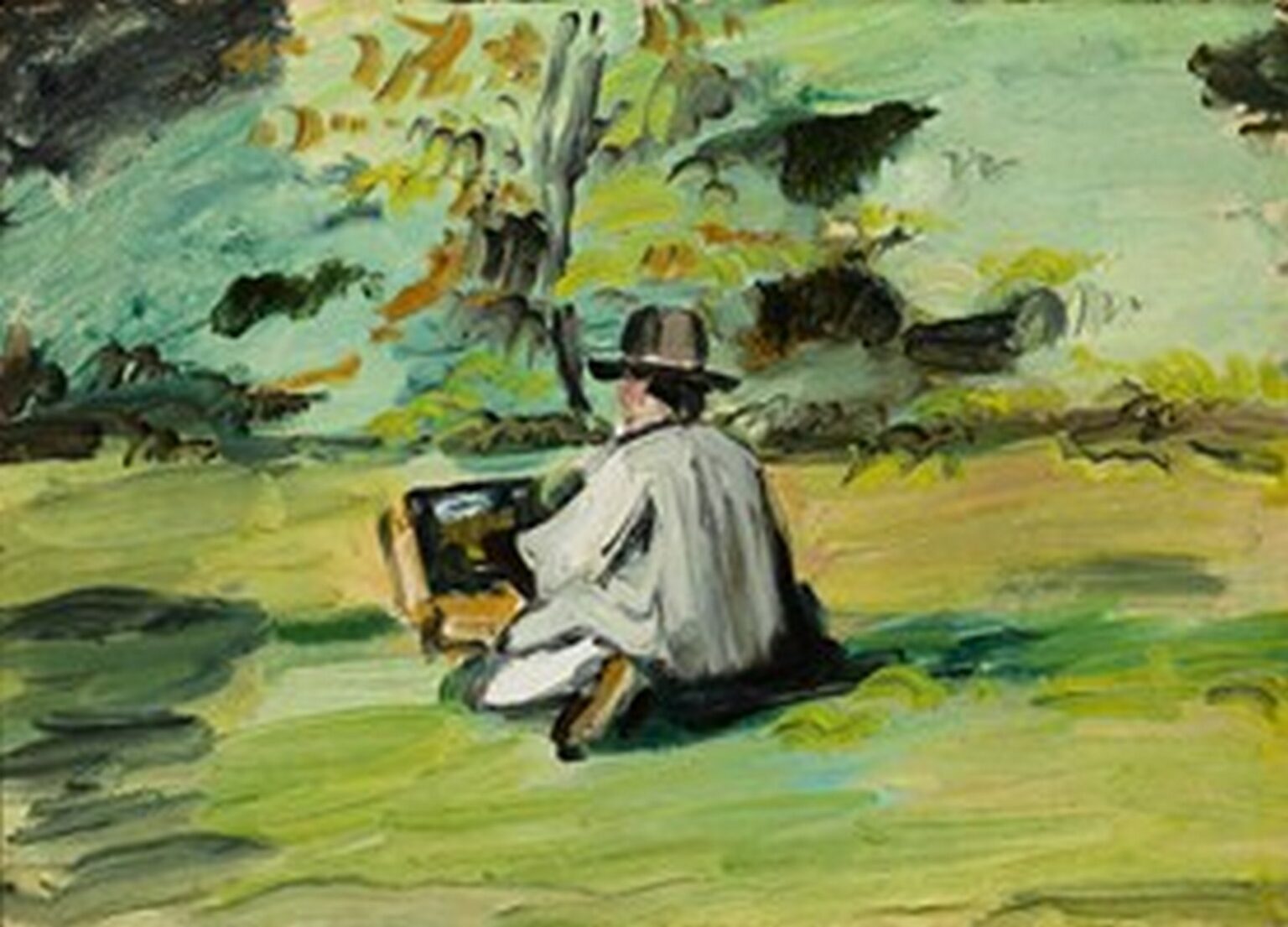 Cézanne A painter at work (1875)
