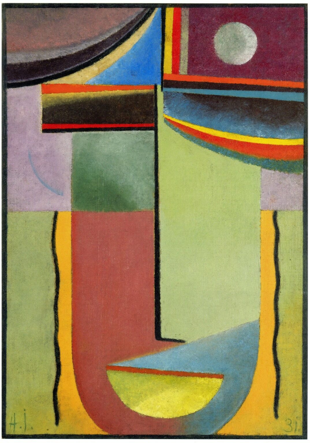 Jawlensky Abstrakter Kopf (1931)