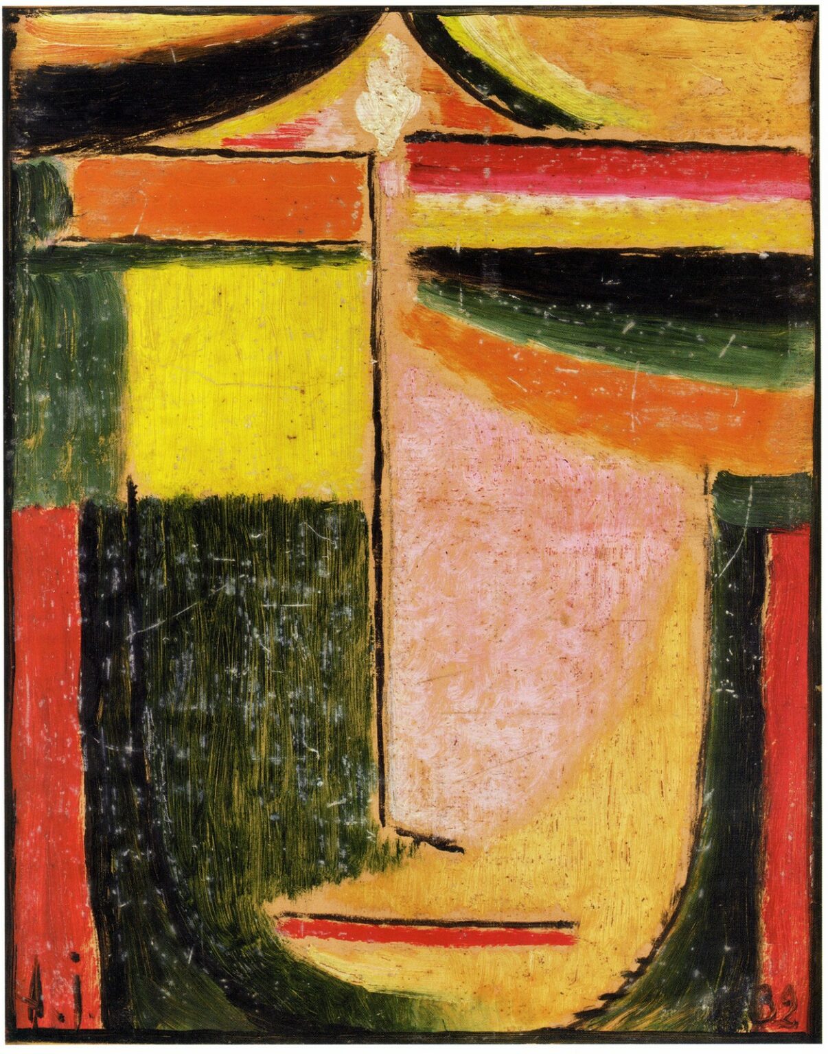 Jawlensky Abstrakter Kopf (Astract Head, 1932)