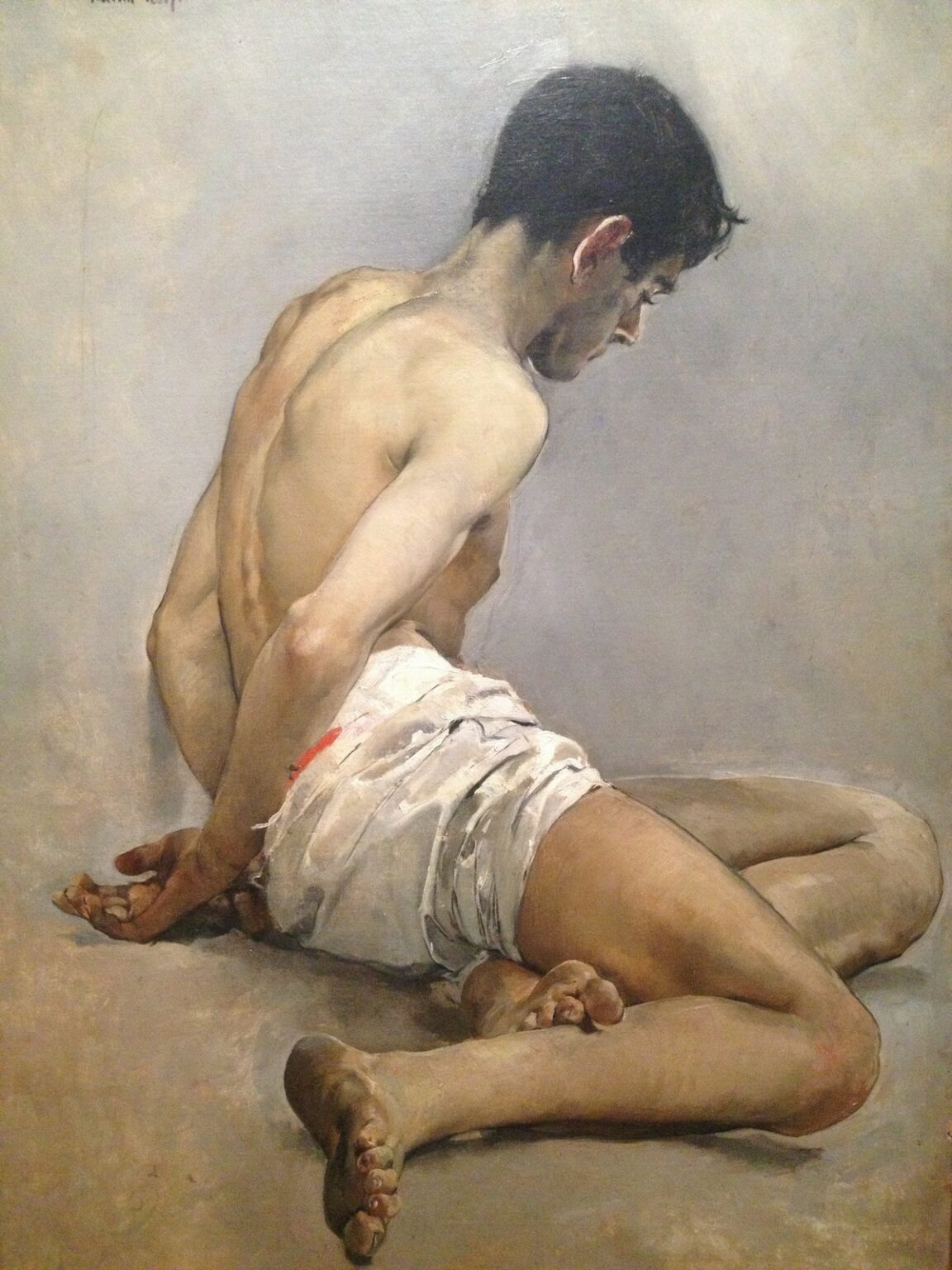 Sorolla Academica painting from nature (1887)