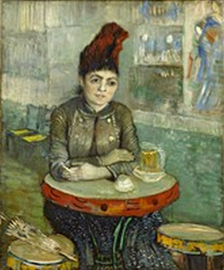 Van Gogh Agostina Segatori in the "Cafe Le Tambourin" (1887)
