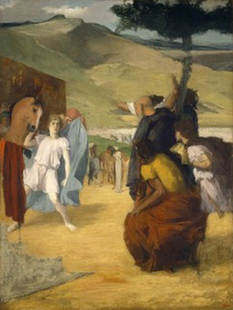 Degas Alexander and Bucephalus (1861-62)